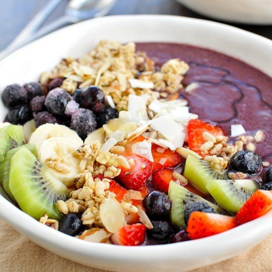 The Real Food Academy Tampa berry sorbet with super food toppings, try it today!