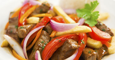 The Real Food Academy Tampa lomo saltado course.